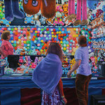 Fred Danziger, "Carnival", 32" x 48", oil