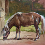 Nancy Bea Miller, "L’il Snack", 12" x 16", oil