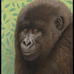 Tom Palmore, "Gorilla(Mr.Adorable)", 20" x 16", oil/acrylic