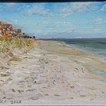 Fred Danziger, “Villas Beach Study”, 5" x 7", oil