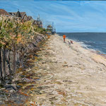 Fred Danziger, "A Prussian Blue Morning", 9" x 12", oil 