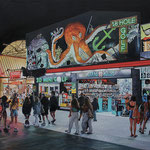 Fred Danziger, ”Boardwalk”, 36" x 44", oil