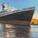 Eliza Auth, “The S. S. United States, A Metaphor”, 11" x 14", oil on canvas