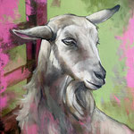 Nancy Bea Miller, "Demure", 20" x 16", oil