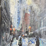 Gregory Prestegord, "Winter Blues", 11” x 8”, oil on canvas