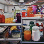 Fred Danziger, "Refrigerator”, 24" x 32", oil