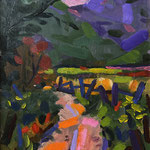 Al Gury, "Highland and Path", 10" x 8”, oil on panel