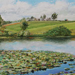 Fred Danziger "Tempin Road", 9" x 14", oil