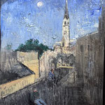 Gregory Prestegord, "Looking Towards St. John Neumann", 24" x 18”, oil on canvas