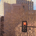 Robert Heilman, "City Landscape", 11” x 14”, oil on panel