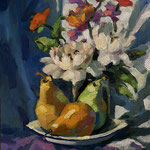 Al Gury, "Quiet Beauty", 14" x 11", oil on panel