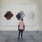 Shushana Rucker, "Immersed in Art", 24” x 36”, oil on panel