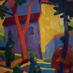 Al Gury, "House in Provence", 14" x 11”, oil on panel