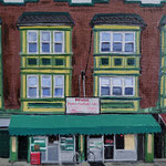 Shushana Rucker, "Fu Wah", 4” x 4”, oil on panel