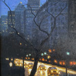 Robert Heilman, "Park Ave, NYC", 8” x 10”, oil on panel
