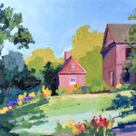 Kate Kern Mundie, "Bellaire Manor (The Meadows)", oil on panel, 11" x 14"
