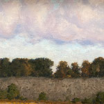 Robert Heilman, "September", 5” x 11”, oil on panel