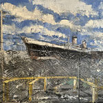 Gregory Prestegord, "Last of the SS", 18" x 24", oil