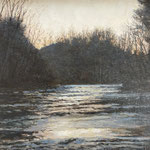 Robert Heilman, "Swatara Creek", 6” x 8”, oil on panel