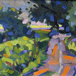 Al Gury, "Country Road 2", 8” x 10”, oil on panel