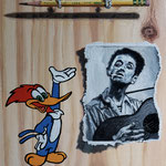 Fred Danziger, “Woody”, 9" x 7", oil