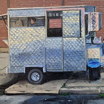 Shushana Rucker, "Chinese Takeout", 5” x 7”, oil on panel