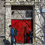 Nicole Maye Luga, "Ornament and Utility", 16" x 10", oil on panel
