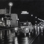 Rick Buttari, "Vega", 17” x 21”, charcoal on paper