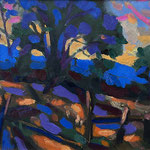 Al Gury, "Blue Ridge", 8” x 10”, oil on panel
