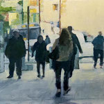 Robert Sampson, "The #4 North", 12" x 12", oil on panel