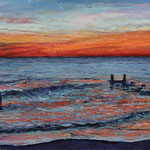  Fred Danziger, “Delaware”, 9" x 12", oil