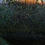 Fred Danziger, "Hidden Pond", 11" x 9", oil