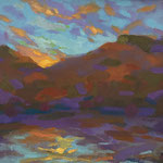 Al Gury, "Autumn Mountains", 16" x 20", oil on panel