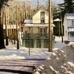 Robert Heilman, "Chautauqua Winter", 16" x 20”, oil on canvas