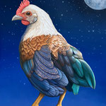 Tom Palmore, "Good Evening Casanova", 40" x 30", acrylic and oil on canvas