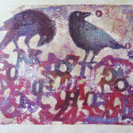 Lifelong learning - monoprint 