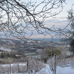 Winterlandschaft vor der Casa Pietrone