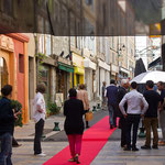 Entrée de notre espace depuis la rue Droite