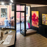 Loli Garcia peinture - Picaflor sculpture