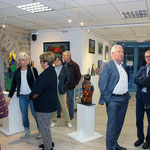 Exposition "Sous le ciel de Sisteron" Le vernissage