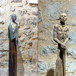 Loli Garcia peinture - Picaflor sculpture