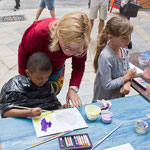 "Viens peindre avec nous" - l'atelier peinture pour les enfants au Quatre Coins