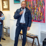 Exposition "Sous le ciel de Sisteron" Le vernissage