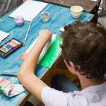 "Viens peindre avec nous" - l'atelier peinture pour les enfants au Quatre Coins