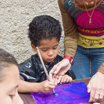 "Viens peindre avec nous" - l'atelier peinture pour les enfants au Quatre Coins