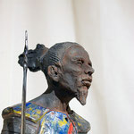 Loli Garcia peinture - Picaflor sculpture