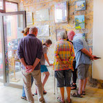 A l'intérieur de la galerie