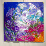 Loli Garcia peinture - Picaflor sculpture