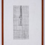 'Woodpecker' 35x45cm (with custom frame) pencil on cartridge paper, 2006