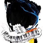 Piano-tango encre et acrylique sur papier 40x30cm